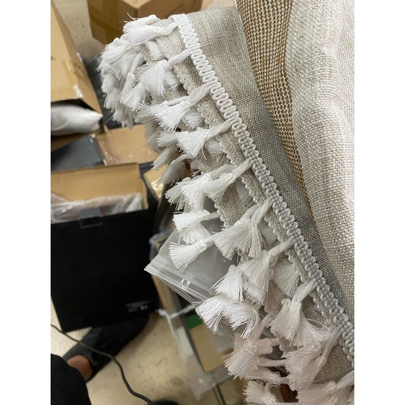 Laolitou Rustic Tablecloth Cotton Linen Waterproof Rectangular 55''x70'' - Picture 2 of 5